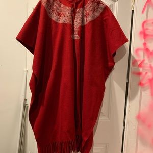Beautiful unique Mexican poncho cape